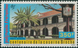 French Polynesia 1987 Sc#C224,SG506 350f Broche Army Barracks MNH - Autres & Non Classés