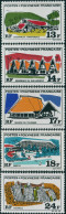 French Polynesia 1969 Sc#253-257,SG104-108 Polynesian Buildings Set MNH - Sonstige & Ohne Zuordnung