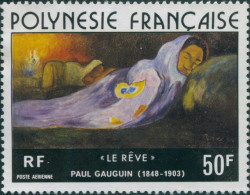 French Polynesia 1976 Sc#C137,SG226 50f The Dream Painting MLH - Sonstige & Ohne Zuordnung