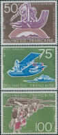 French Polynesia 1974 Sc#C112-114,SG194-196 Tahitian Aviation Set MLH - Sonstige & Ohne Zuordnung