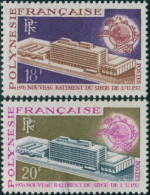 French Polynesia 1970 Sc#261-262,SG112-113 UPU Headquarters Set MNH - Autres & Non Classés