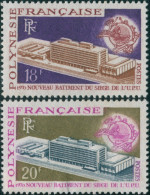 French Polynesia 1970 Sc#261-262,SG112-113 UPU Headquarters Set MNH - Otros & Sin Clasificación