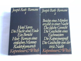 Romane. 2 Bände Von Roth, Joseph - Zonder Classificatie