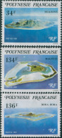 French Polynesia 1981 Sc#352-354,SG353-355 Polynesian Islands Set MNH - Sonstige & Ohne Zuordnung