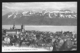 14728 - SUISSE - LAUSANNE Et Les Montagnes De La Savoie - Lausanne