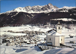 12458685 Piz Mitgel Kirche Winterlandschaft Piz Mitgel - Sonstige & Ohne Zuordnung