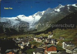 12458475 Saas-Fee Panorama Bergkette Saas-Fee - Sonstige & Ohne Zuordnung