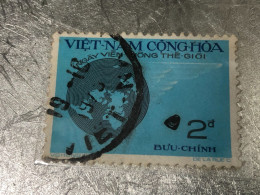 SOUTH VIETNAM Stamps(1973--2d00) PRINT ERROR(ASKEW )1 STAMPS-vyre Rare - Viêt-Nam