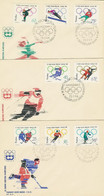 Poland FDC.1309-16 #3: Sport Olympic Games 1964 Innsbruck - FDC