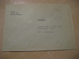 BAD KISINGEN 1976 To Freiburg Postage Paid Cancel Cover GERMANY - Lettres & Documents