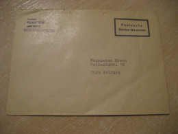 BAD STEBEN To Wolfach Postage Paid Cancel Cover GERMANY - Lettres & Documents