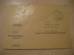 BAD VILBEL 1976 To Freiburg Postage Paid Cancel Cover GERMANY - Lettres & Documents