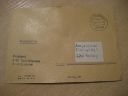 BAD WIESSEE 1976 To Freiburg Postage Paid Cancel Cover GERMANY - Lettres & Documents