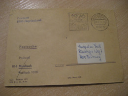 BAYRISCHZELL 1976 To Freiburg Postage Paid Cancel Cover GERMANY - Lettres & Documents