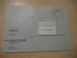 CLAUSTHAL-ZELLERFELD 1976 To Freiburg Postage Paid Cancel Cover GERMANY - Lettres & Documents