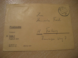 CELLE 1974 To Freiburg Postage Paid Cancel Cover GERMANY - Covers & Documents