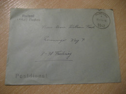 FLACHAU 1974 To Freiburg Postage Paid Cancel Cover GERMANY - Lettres & Documents