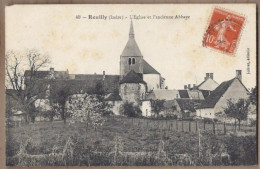 CPA 36 - REUILLY - L'Eglise Et L'ancienne Abbaye - Très Jolie Vue Générale Du Village De Près Détails - Otros & Sin Clasificación