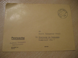 FREIBURG IM BREISGAU 1974 To Freiburg Postage Paid Cancel Cover GERMANY - Covers & Documents