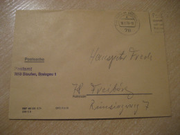 FREIBURG IM BREISGAU 1976 To Freiburg Postage Paid Cancel Cover GERMANY - Covers & Documents