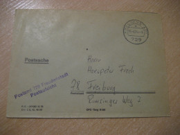 FREUDENSTADT 1974 To Freiburg Postage Paid Cancel Cover GERMANY - Covers & Documents