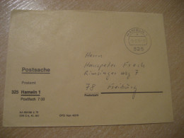 HAMELN 1976 To Freiburg Postage Paid Cancel Cover GERMANY - Lettres & Documents