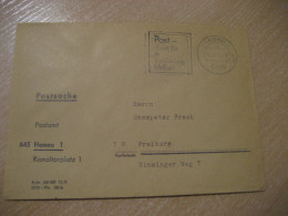 HANAU 1976 To Freiburg Postage Paid Cancel Cover GERMANY - Covers & Documents