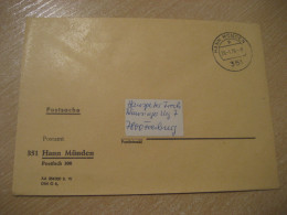 HANN MUNDEN 1976 To Freiburg Postage Paid Cancel Cover GERMANY - Lettres & Documents