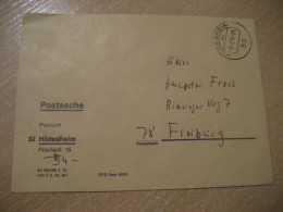 HILDESHEIM 1976 To Freiburg Postage Paid Cancel Cover GERMANY - Covers & Documents