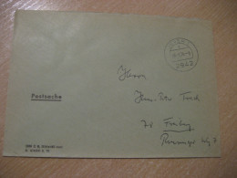 JEVER 1974 To Freiburg Postage Paid Cancel Cover GERMANY - Covers & Documents