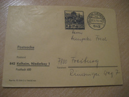 KELHEIM 1974 To Freiburg Postage Paid Cancel Cover GERMANY - Covers & Documents