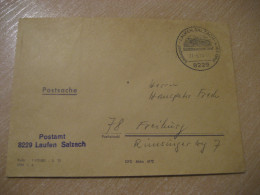 LAUFEN 1974 To Freiburg Postage Paid Cancel Cover GERMANY - Cartas & Documentos
