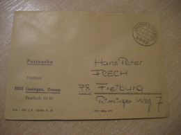 LAUINGEN 1974 To Freiburg Postage Paid Cancel Cover GERMANY - Lettres & Documents