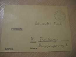 LUDWIGSBURG 1976 To Freiburg Postage Paid Cancel Cover GERMANY - Cartas & Documentos