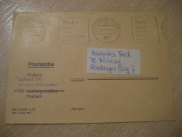 LUDWIGSHAFEN 1975 To Freiburg Postage Paid Cancel Cover GERMANY - Cartas & Documentos