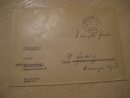 NEU-ISENBURG Neu Isenburg 1974 To Freiburg Postage Paid Cancel Cover GERMANY - Cartas & Documentos