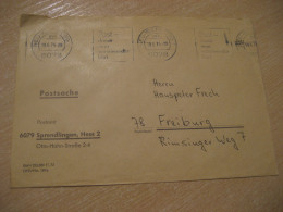 NEU-ISENBURG Neu Isenburg SPRENDLINGEN 1974 To Freiburg Postage Paid Cancel Cover GERMANY - Cartas & Documentos