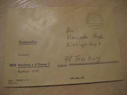 NEUBURG A. D. DONAU 1976 To Freiburg Postage Paid Cancel Cover GERMANY - Lettres & Documents
