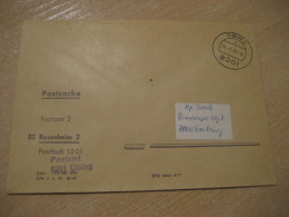 OBING Rosenheim 1976 To Freiburg Postage Paid Cancel Cover GERMANY - Lettres & Documents