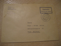 OBING Rosenheim 1978 To Wolfach Postage Paid Cancel Cover GERMANY - Covers & Documents