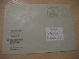 OSNABRUCK 1975 To Freiburg Postage Paid Cancel Cover GERMANY - Cartas & Documentos