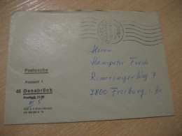 OSNABRUCK 1977 To Freiburg Postage Paid Cancel Cover GERMANY - Lettres & Documents