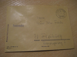 SANKT ANDREASBERG Bergstadt 1974 To Freiburg Postage Paid Cancel Cover GERMANY - Covers & Documents