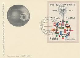 Poland FDC.1524: Sport World Football Championship 1966 England - FDC