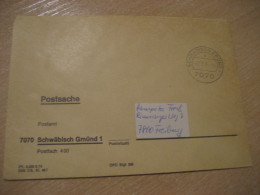 SCHWABISCH GMUND 1976 To Freiburg Postage Paid Cancel Cover GERMANY - Lettres & Documents