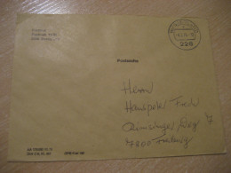 WESTERLAND 1976 To Freiburg Postage Paid Cancel Cover GERMANY - Lettres & Documents