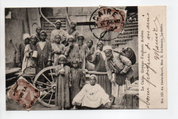 - CPA LE CAIRE / CAIRO (Egypte) - Groupe D'enfants Arabes 1906 (belle Animation) - Edition Rudmann 117 - - Le Caire