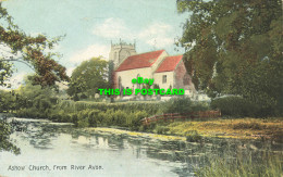 R594748 Ashow Church. From River Avon - Welt