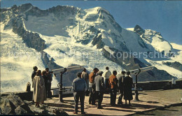 12449785 Zermatt VS Gornergrat Fernrohre Mit Breithorn Und Kleines Matterhorn  - Sonstige & Ohne Zuordnung