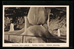 AK Eishöhle Dobsina, Neugebildete Eissäule  - Other & Unclassified